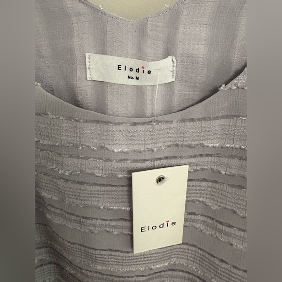 *Nordstrom Elodie Ribbon Tie Layered Textured Cami Tank Top Size Medium NWT - Picture 4 of 6